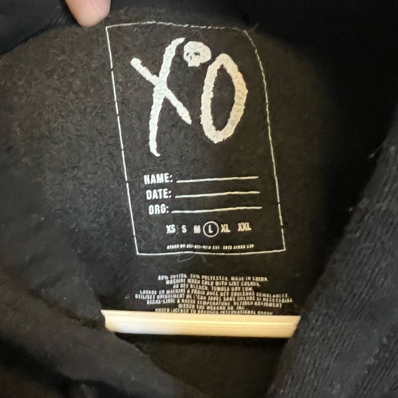 XOXO The Weeknd After Hours merch hoodie. Size large. - Picture 3 of 3
